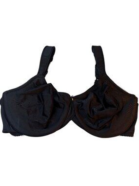 Wacoal Bra 85185 BodySuede Full Black Seamless Underwire Size 36D